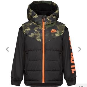 Nike Boys JDI 2Fer Puffer Jacket